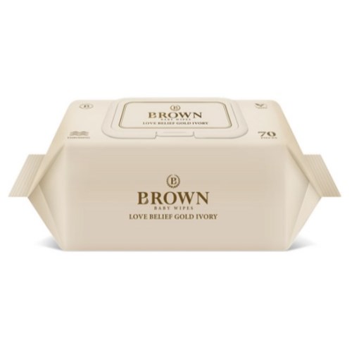러브 빌리프 골드 아이보리 물티슈 캡형 70매
