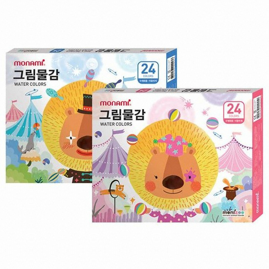 모나미 모니주 물감 6ml (24색)_이미지
