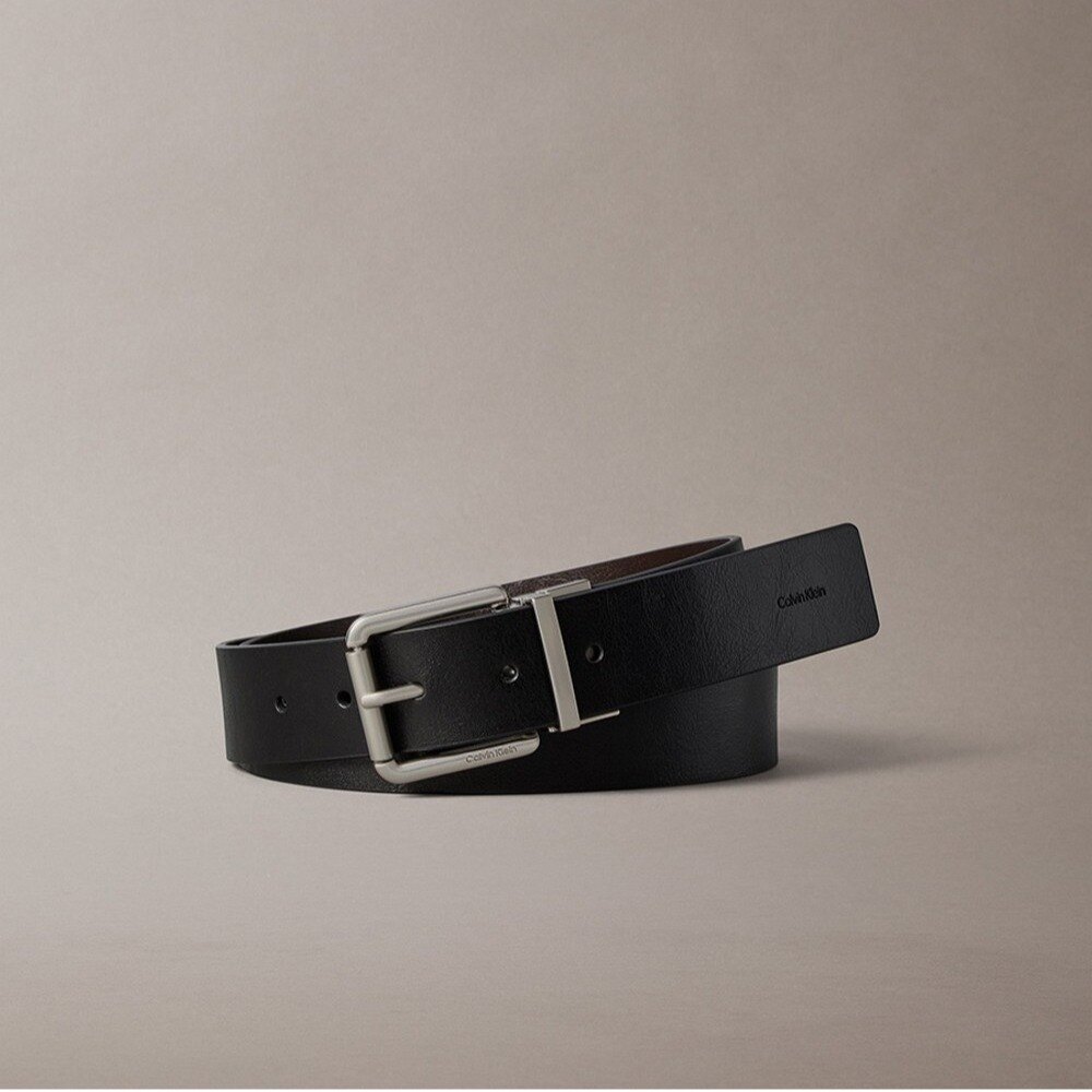 남성 CK ACC 클래식 라운드 캐주얼 롤러 버클 벨트 35mm 4D7103G V8L_이미지