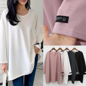 위쉬몰 IL 뉴라벨라운드롱박스티 G400H501 빅사이즈_이미지