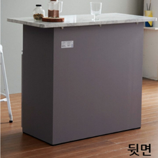 e스마트 아젠 LPM 그레이 수납 홈바 아일랜드식탁 (의자별도)_이미지