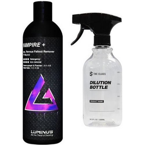 루미너스코리아 뱀파이어 플러스 철분제거제 500ml + 소분용기 공병이미지입니다. 누르면 해당 게시물로 새창이동합니다.