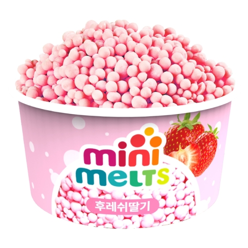 미니멜츠 구슬아이스크림 후레쉬딸기 50g (16개)