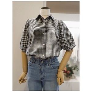 클리지 체크블라우스 CN6WBL07