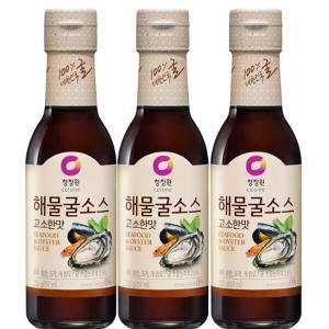 청정원 해물굴소스 고소한맛 250g 3개_이미지