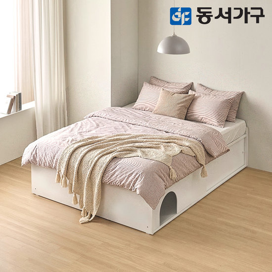 동서가구 뉴라보 A타입 수납 침대 K