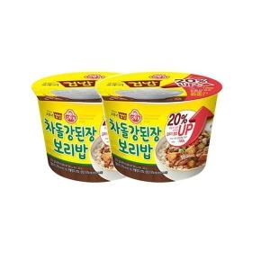 오뚜기 컵밥 차돌강된장보리밥 310g (2개)