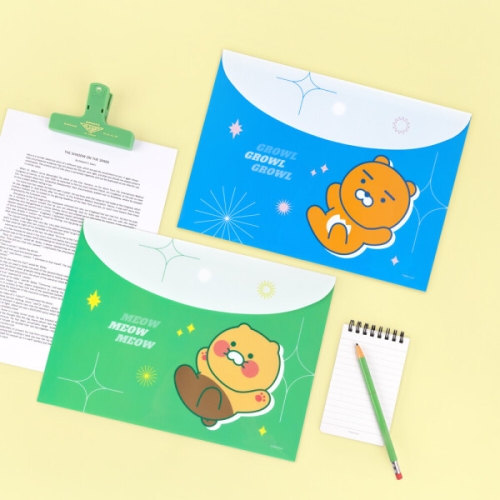 아이콘스 카카오프렌즈 비비드 봉투 파일 춘식이