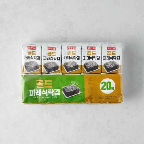 대천김 대천 골드 파래식탁김 5g (20개)_이미지