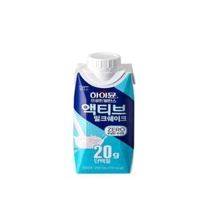 일동후디스 하이뮨 프로틴 밸런스 액티브 밀크쉐이크 제로 250ml (24개)