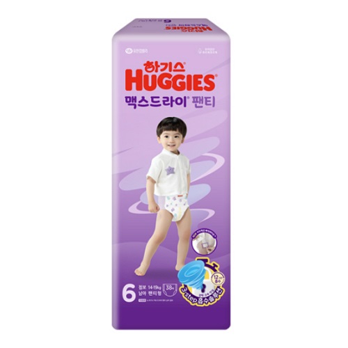 하기스 2024 맥스드라이 팬티형 6단계-남아용 (228매)_이미지