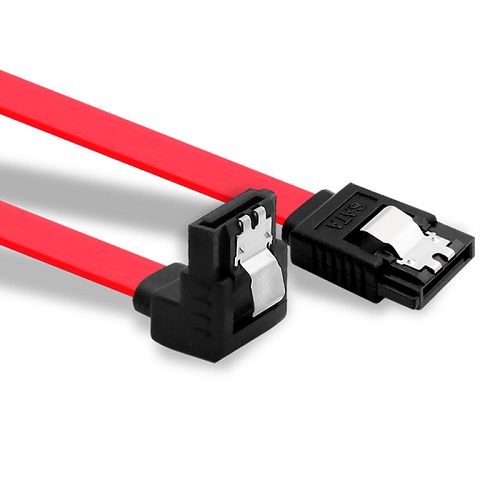 CABLEMATE SATA 6Gb/s ㄱ형 lock 케이블 (1m)_이미지