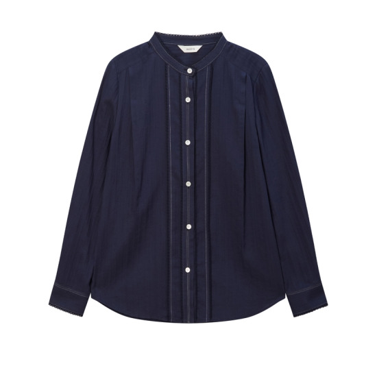 헤지스레이디스 레이스 면 블라우스 HSSH4C704N2_이미지