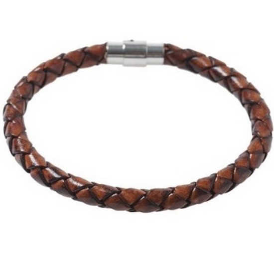 제이반스 제이반스클래식 이탈리안소가죽 커플팔찌 C1502-AC195_BR