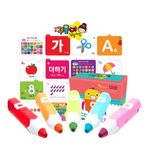세이펜 레인보우세이펜(32G) + 꾸물이낱말카드(120장)_이미지