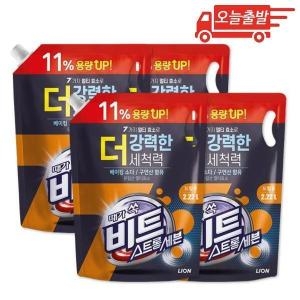 라이온코리아 비트 스트롱세븐 드럼용 리필 2.22L (4개)
