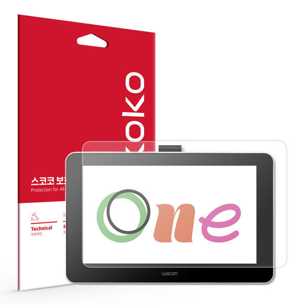 SKOKO 와콤 원 펜 12 DTC121 액정보호필름 (올레포빅)_이미지
