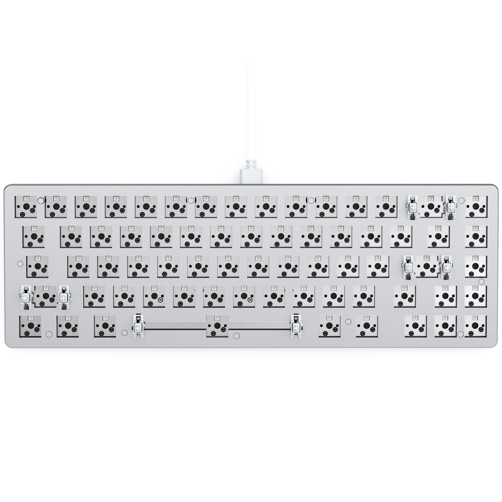 글로리어스  GMMK2 65% 기계식 커스텀 베어본 (화이트)