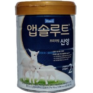 매일유업 앱솔루트 프리미엄 산양 2단계 750g이미지입니다. 누르면 해당 게시물로 새창이동합니다.