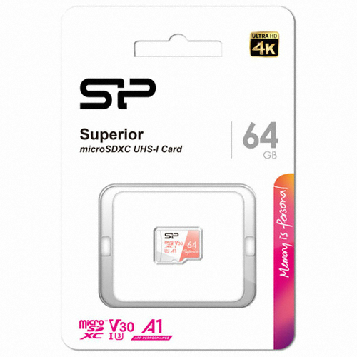 실리콘파워 micro SD Superior A1 2019 (64GB)_이미지