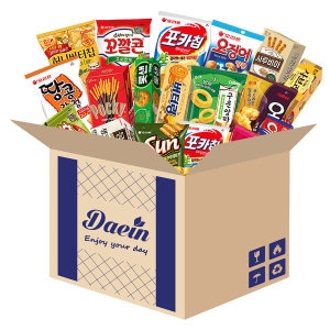 해태제과 랜덤박스/럭키박스/과자로만 중형 20p 포카칩 자갈치_이미지