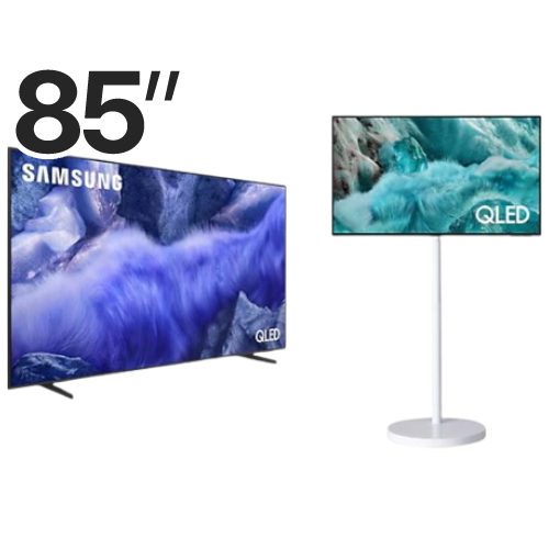 삼성전자 QLED KQ85QFE1AFXKR + KQ43QF7AAFXKR 무빙스타일 (스탠드, TV+TV)_이미지