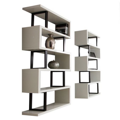 덱스터 5단 파티션 공간장식장 화이트 800