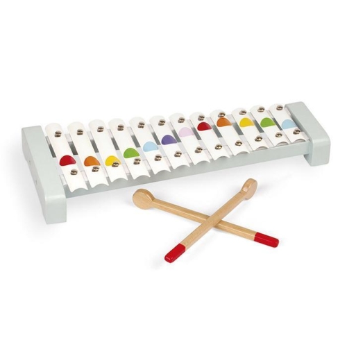 셀러허브 유아동 자노드 실로폰 컨페티 메탈 우드실로폰 J07604 악기놀이