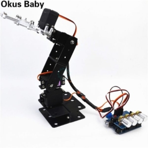 아두이노 키덜트 로봇 조립 DIY 키트 최신 SNAM5300 4dof 알루미늄 합금 4 개의 자유로운 팔 JS391_이미지