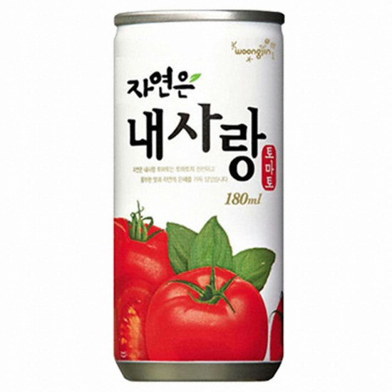 웅진식품 자연은 내사랑 토마토 180ml (60개)