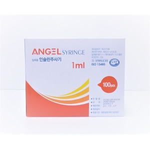 용창 엔젤 멸균 일회용 인슐린 주사기 1cc 30G 8mm