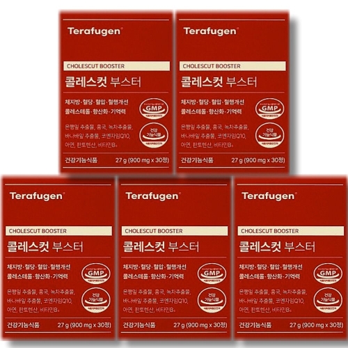 [불명] 테라퓨젠 콜레스컷 부스터 30정 (5개)_이미지