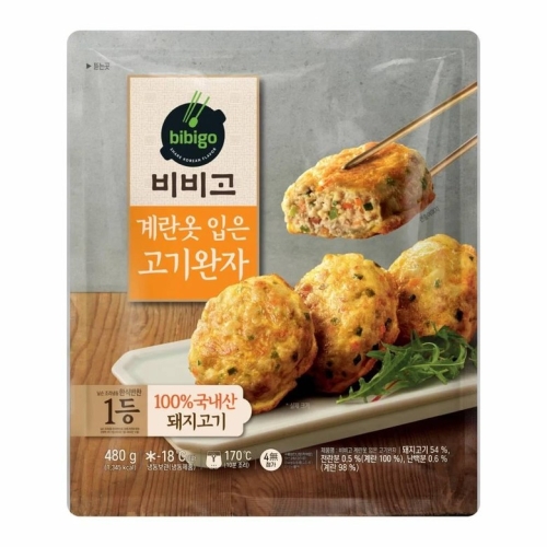 CJ제일제당 비비고 계란옷 입은 고기완자 480g (2개)