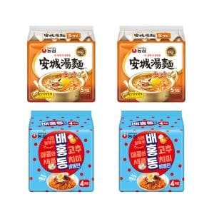 농심 안성탕면10개 + <b>배홍동</b>비빔면8개