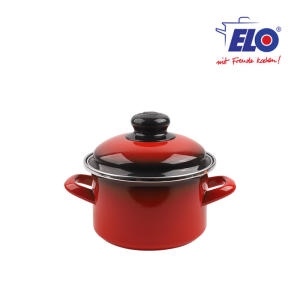 ELO 쿡포트 빨강법랑 깊은형 양수냄비 (16cm)_이미지