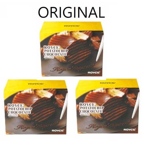 로이스 포테이토칩 초콜릿 오리지널 190g 3개