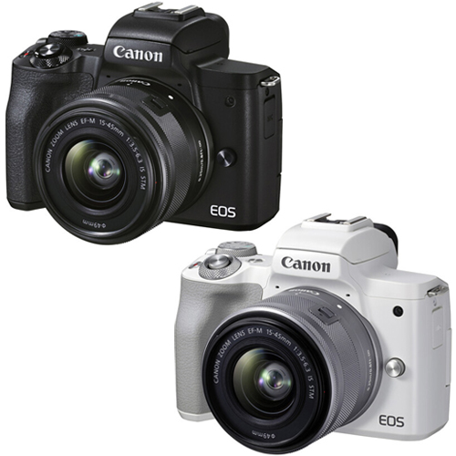 캐논 EOS M50 Mark II 렌즈세트 (15-45mm F3.5-6.3, 중고품)_이미지