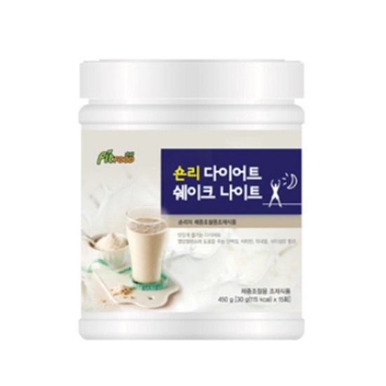 캠프에스엘 숀리핏푸드 숀리 다이어트 쉐이크 나이트 곡물맛 450g (1개)