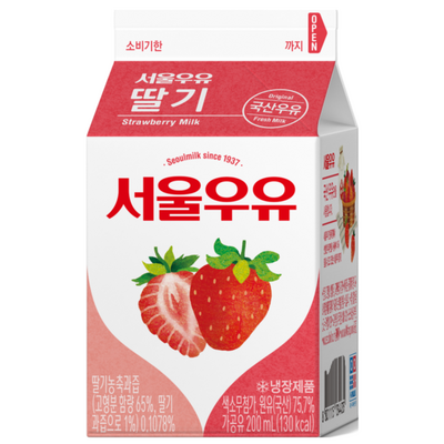 서울우유 딸기우유 200ml (15개)_이미지