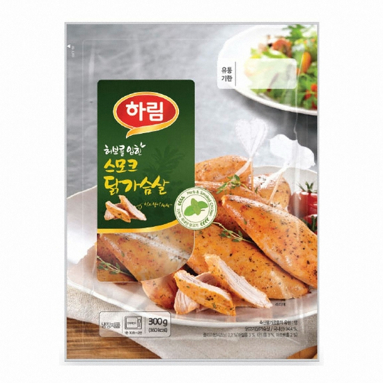허브를 입힌 스모크 닭가슴살 300g