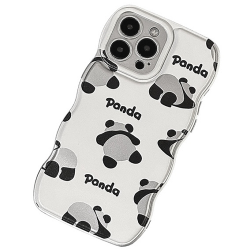 베켄 베락스 아이폰13 프로 맥스 판다 비즈 스트랩 젤리 커버 케이스_이미지