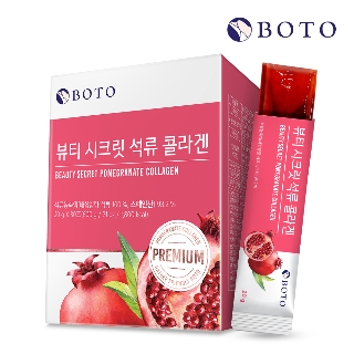 보뚜슈퍼푸드 뷰티 시크릿 석류 콜라겐 20g 30포 (3개)