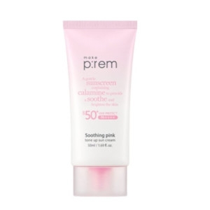 메이크프렘 수딩 핑크 톤업 선크림 50ml (2개)_이미지