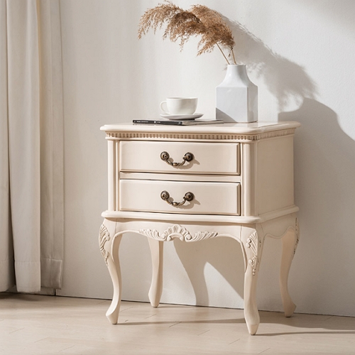 삼익가구 프렌치 호텔 엔틱 원목 협탁 540_이미지