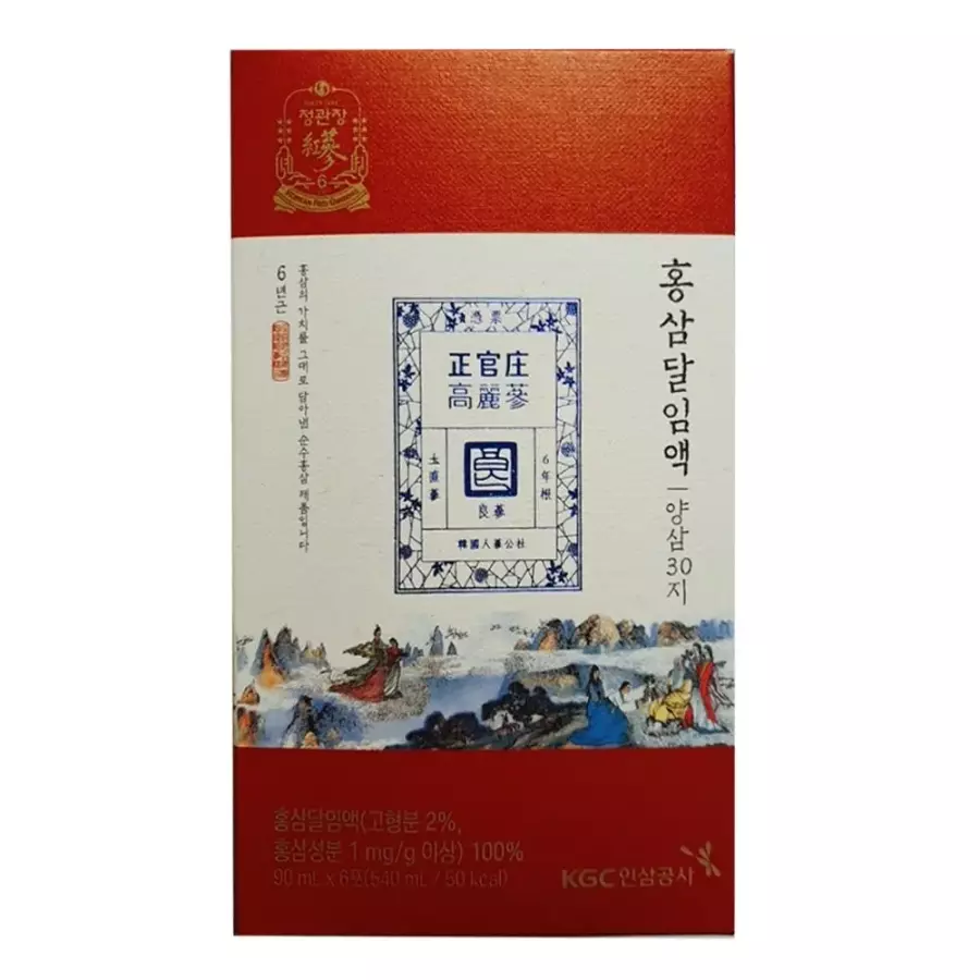 정관장 홍삼달임액 양삼30지 90ml 48포