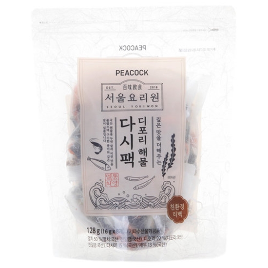피코크 디포리해물 다시팩 128g이미지입니다. 누르면 해당 게시물로 새창이동합니다.