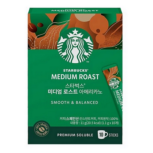 스타벅스 미디엄 로스트 아메리카노 10개입_이미지