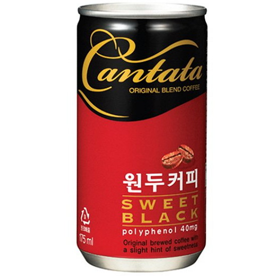 롯데푸드 칸타타 스위트블랙 175ml