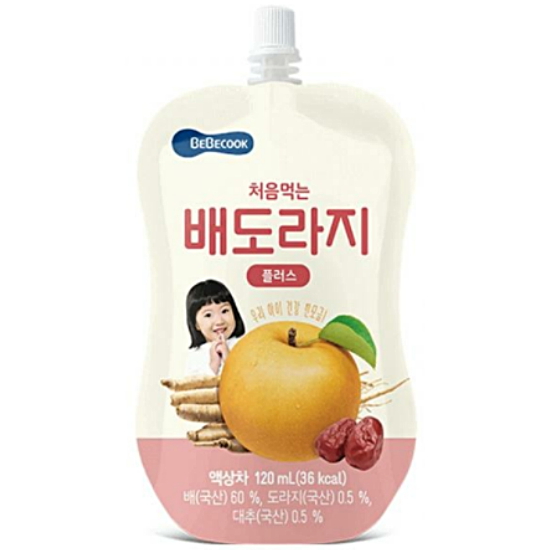 베베쿡 처음먹는 배도라지 플러스 120ml (20개)_이미지