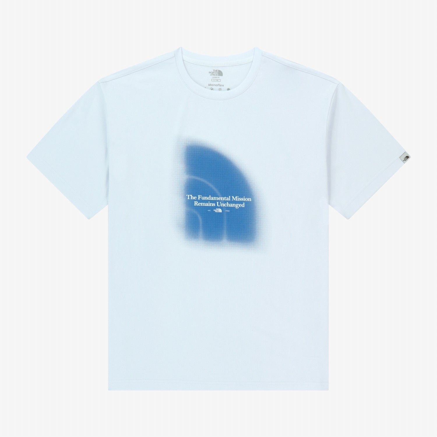 <b>노스페이스</b> 화이트라벨 미스티 로고 <b>반팔</b> 라운드<b>티</b> NT7UR13J